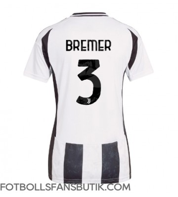 Juventus Gleison Bremer #3 Replika Hemmatröja Damer 2024-25 Kortärmad